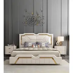 STIL NOVO - CAMA MIKELA MARFIL QUEEN