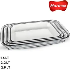 MARINEX - Juego 3 Fuentes Rectangular - Marinex