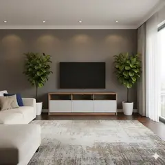 GENERICO - Mesa tv Francisco 75"  Panela con toquilla Bonnie Home 1.80 metro