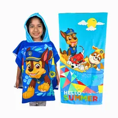NICKELODEON - Pack Toallas Infantiles PAW PATROL CHASE de Microfibra