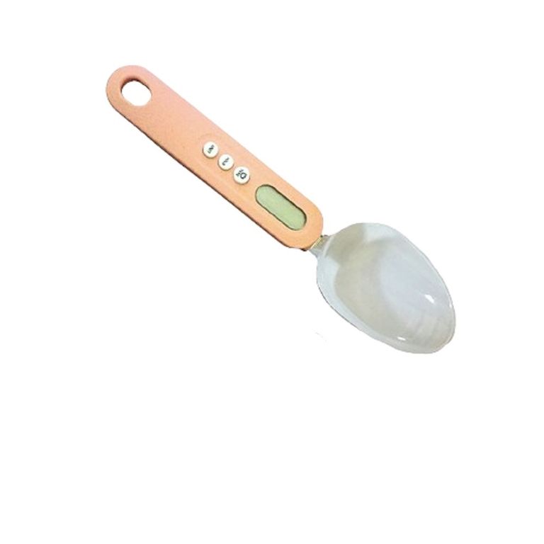 Cuchara Medidora Digital Balanza Para Cocina 03g 500g Rosado