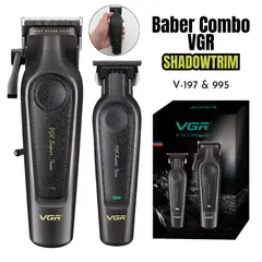 GENERICO - Combo Barber VGR Trimmer + Clipper V-197&995