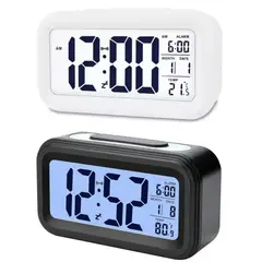 GENERICO - 02 Reloj Digital Led Inalambrico Pared Vision Nocturna Noche