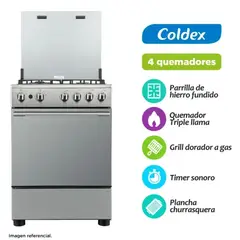 Coldex - Cocina Coldex 4 Hornillas 60CM CX608PLUS