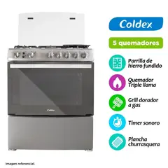 COLDEX - Cocina 5 Hornillas 76CM CX768PLUS