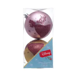 PANADECOR - Esferas 2Unid DoradoRosado