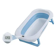 GENERICO - Bañera Infantil Plegable Termómetro Plegable Portátil