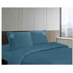 GOLDSUN - JUEGO DE SÁBANAS 4 PIEZAS MEDALLON 1800 HILOS 2 PLAZAS