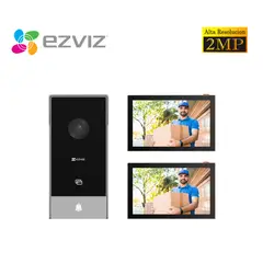 Ezviz - Kit Videoportero Inteligente Ezviz HP5 Full HD 2MP 3 Métodos Apertura 1 Monitor