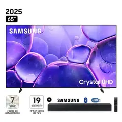 SAMSUNG - Televisor 65 UN65U8000F Crystal UHD Smart TV 2025 + Soundbar