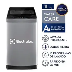 ELECTROLUX - Lavadora Carga Superior 11kg Premium Care Gris EWIW11F2USVG