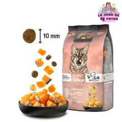 CAT FOOD LEONARDO - Alimento Leonardo para gatos adultos sabor Salmon sin cereales de 7.5 kg