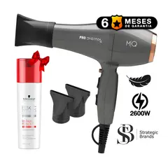MQ PROFESIONAL - SECADORA PROFESIONAL PRO DIGITAL 2600W  + ACONDICIONADOR 200ML