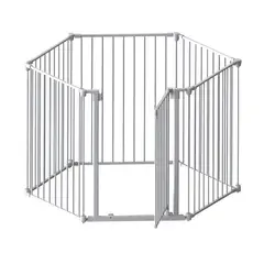 MACROTEL - Puerta de Seguridad Multiuso hasta 37m  Divisor Corral y Protección para Niños y Mascotas