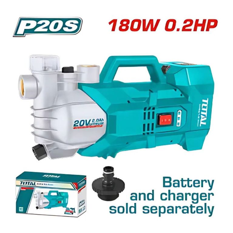 Bomba de Agua LI-ION 20V 02HP 47LMIN - TGWPLI201801