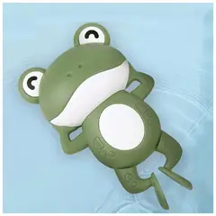 GENERICO - Juguete rana a cuerda de baño para bebés
