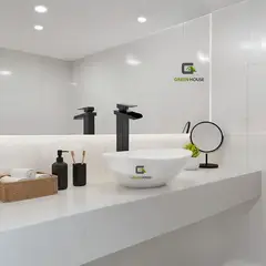 GREEN HOUSE - COMBO  LAVATORIO MELODY + MEZCLADORA CASCADA VOS40