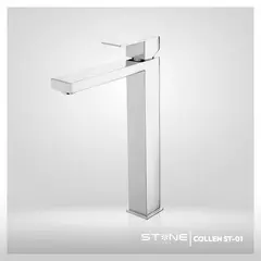 STONE - MEZCLADORA MONOCOMANDO P/BOWL AL MUEBLE COLLEN ST-01 CROMADO