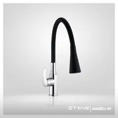 STONE - MEZCLADORA MONOCOMANDO PCOCINA AL MUEBLE ANGELI ST-01 CROMADO