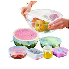 GENERICO - Tapas De Silicona Pack De 6 pcs