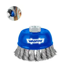 GENERICO - Cepillo Trenzado Copa De Acero 100mm Para Amoladora- Wce2402