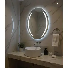 GENERICO - ESPEJO LED ANTI-EMPAÑO INTENSIDAD REGULABLE 60x80cm H-3008