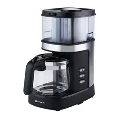 IMACO - Cafetera 4 tazas con Moledor de Cafe ICMG4070 Negro