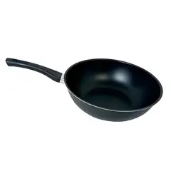 ILKO - Sarten Wok Clásica 28 cm Recubrimiento Antiadherente Negro