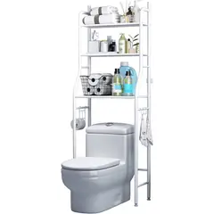 GENERICO - Repisa para Baño Organizador 3 Niveles Blanco