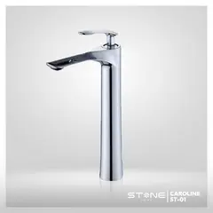 STONE - MEZCLADORA MONOCOMANDO PBOWL  AL MUEBLE CAROLINE ST-01 CROMADO STONE