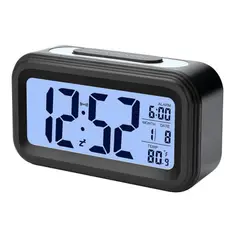 A BRAND - Reloj Despertador Inteligente Digital Escritorio Dormitorio negro