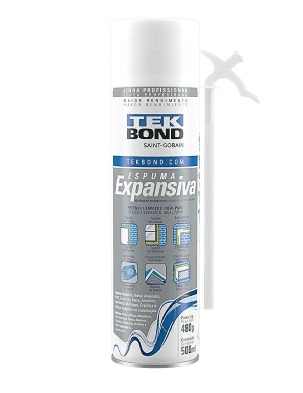 ESPUMA PU EXPANSIVA 500 ML - TEKBOND