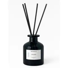 AROMAHAUS - Difusor de varillas 100 ml Citronella negro