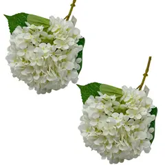 FLORIPA - Pack de 2 Varas de Flor Hortensia de 67cm 7248-4BL FLORIPASTORE