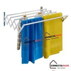 GENERICO - Tendedero de Ropa Plegable Aluminio 80 X 74 X 25 ACORDEON
