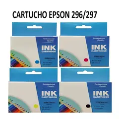 GENERICO - Cartucho Compatible Epson 296 magenta , negro ,cian y yellow