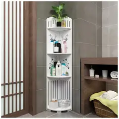KELLER - Estante Organizador Esquinero 4 Niveles Multifuncional Moderno S97