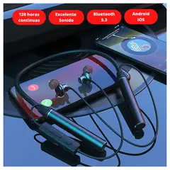 ALENUR - Audifono Inalambrico Bluetooth 120 Horas Continuas Alenur