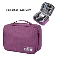 GENERICO - Bolsa Organizadora de Accesorios Electronicos Cargador Cables