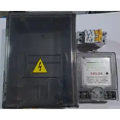 GENERICO - PACK CAJA MEDIDOR INTERRUPTOR MONOFASICO