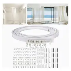 U BUY - 5m Riel De Cortina Ventanas De Techo Flexible Montaje Curvo