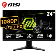 Msi - Monitor Gaming MSI MAG 244F 24” FHD 200Hz 05ms IPS HDR FreeSync