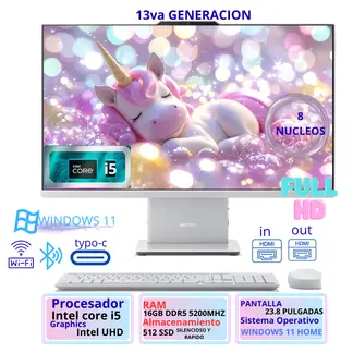 LENOVO - ALL IN ONE Lenovo IdeaCentre 24IRH9  FHD Core i5-13420H 8GB 512GB SSD