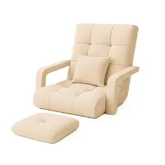 GENERICO - Silla Perezosa De Relajación Con Posa Pie