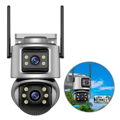 BUYPAL - Cámara Doble Lente A32 WiFi 3MP con Visión Nocturna