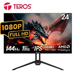 Teros - Monitor TEROS TE-2417S 24 FHD IPS 144Hz 1ms HDMI DP Audio Negro