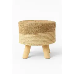 GENERICO - Banco Bajo 29 cm Rústico Zalmohadas