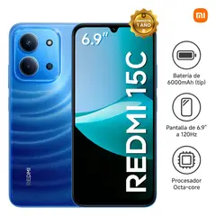 XIAOMI - XIAOMI REDMI 15C 8+8GB+256GB - AZUL  ENTREGA INMEDIATA