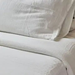 GENERICO - Funda Duvet 100% Algodón Tipo Muselina - Queen