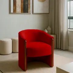 CASA BELLA - CASABELLA BUTACA AGATHA ROJO